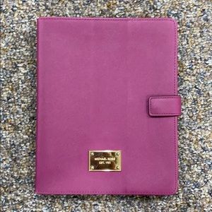 Bright pink Michael Kors iPad case